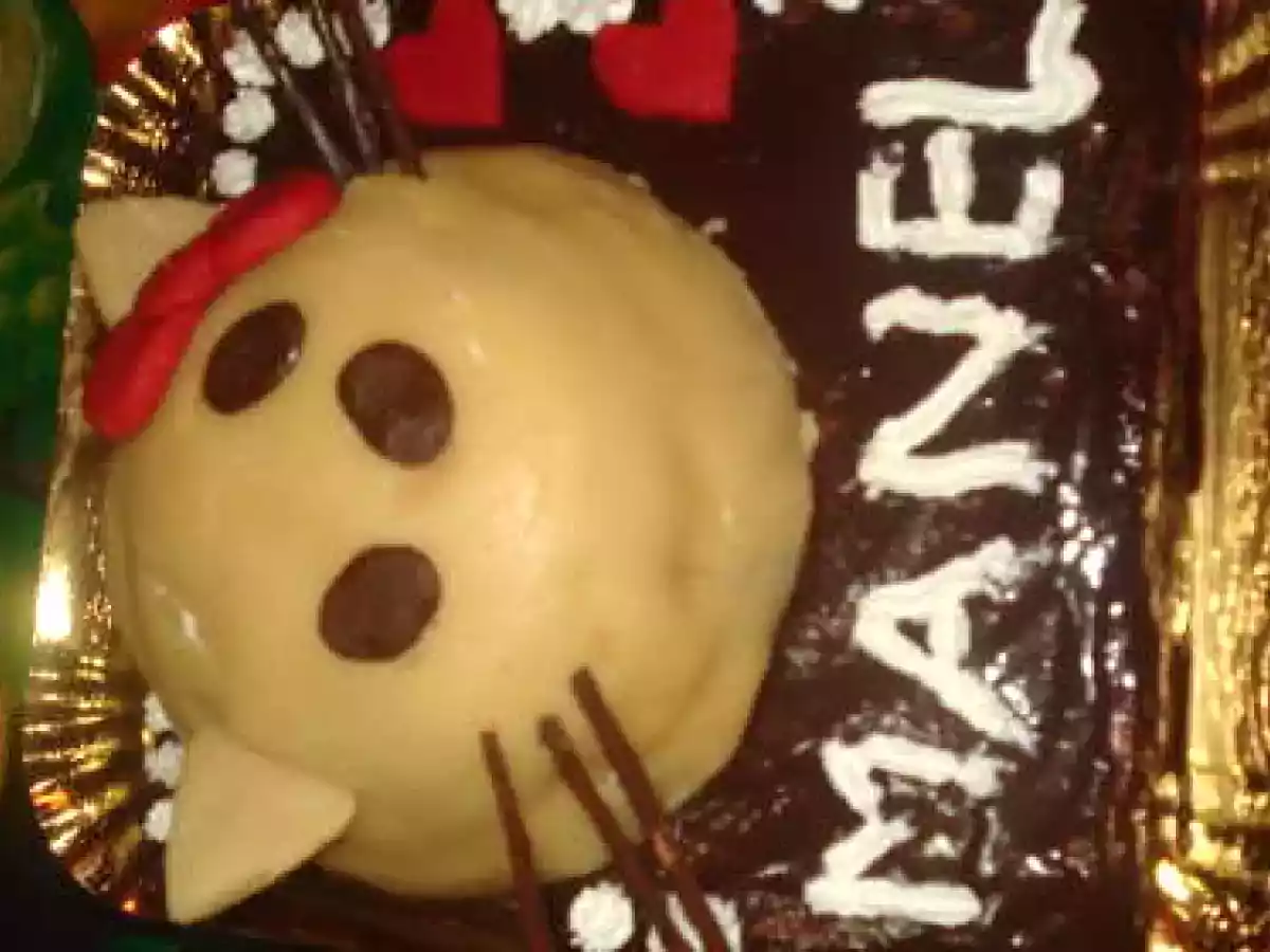 gateau d'anniversaire hello kitty pour manel