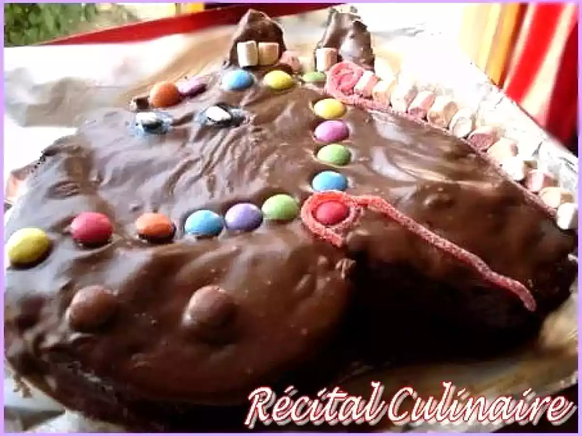 Gâteau d'anniversaire Tête de cheval