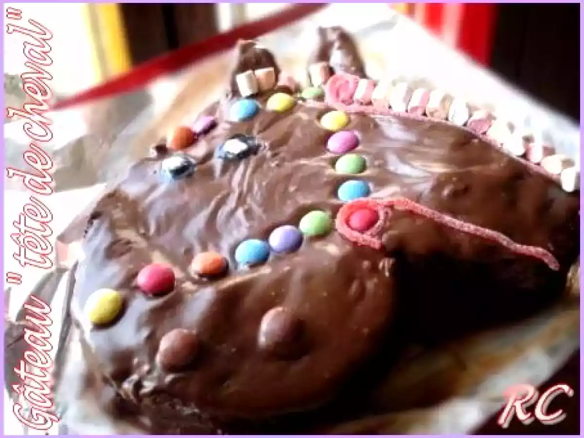 Gâteau d'anniversaire Tête de cheval - photo 2