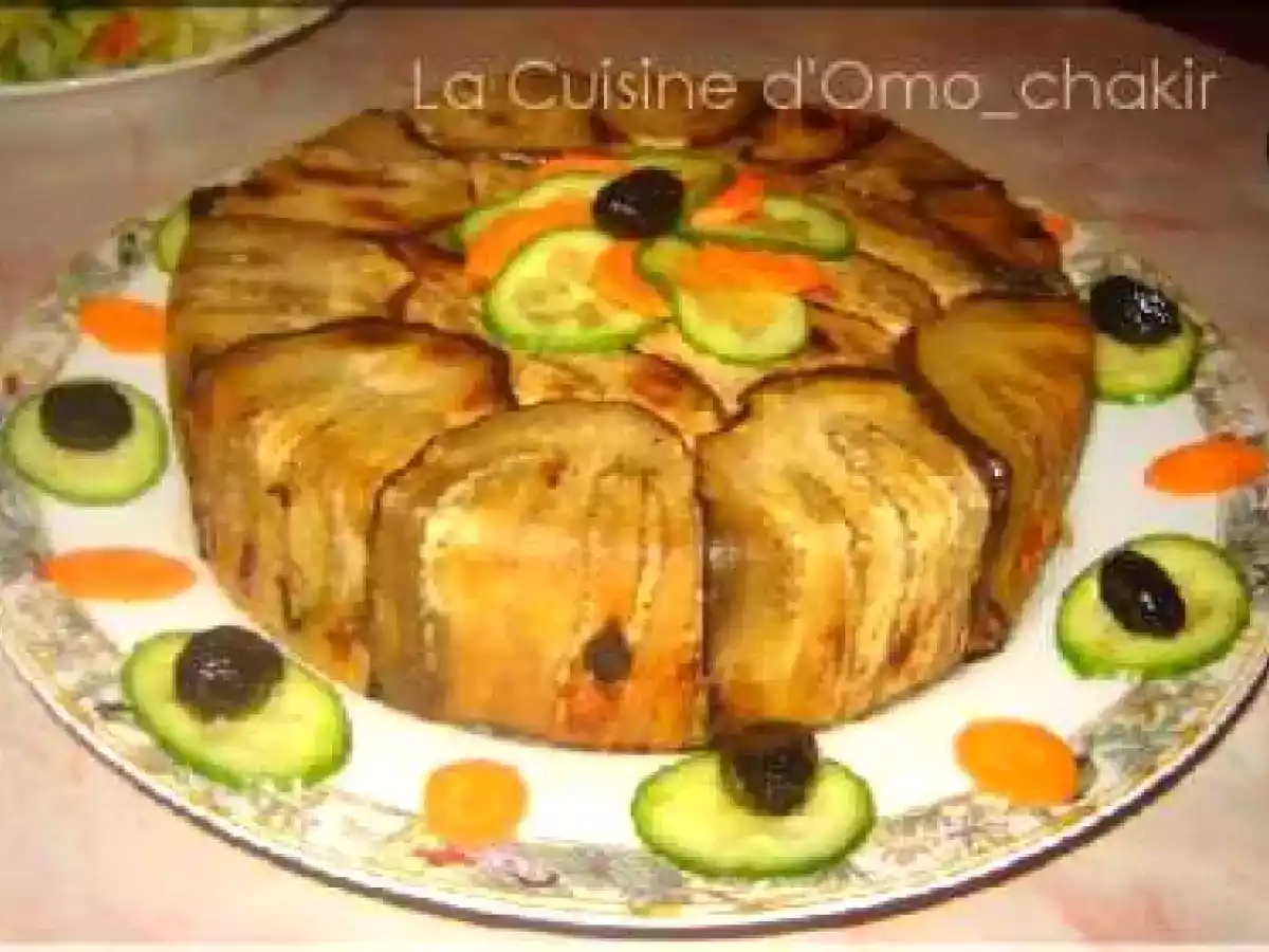 GATEAU D'AUBERGINE SURPRISE
