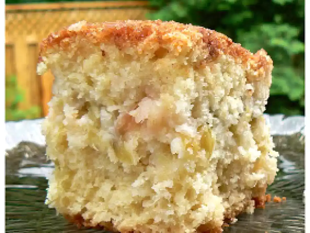 Gâteau danois à la rhubarbe et à l'orange