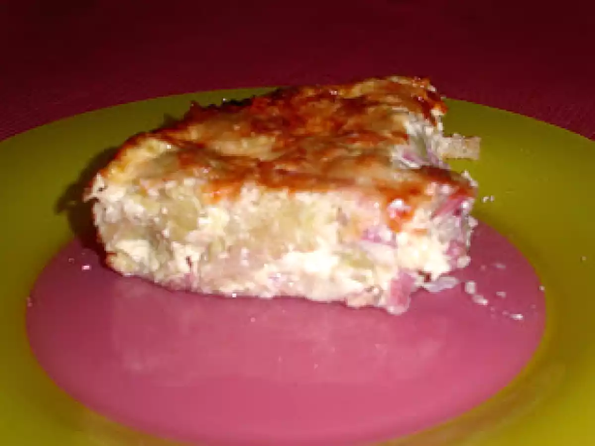 Gâteau de choux de bruxelles au bacon