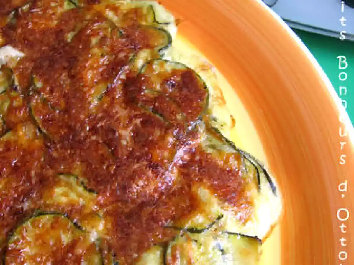 Gâteau de courgettes au fromage blanc et au basilic