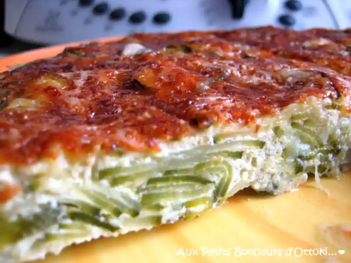 Gâteau de courgettes au fromage blanc et au basilic - photo 3