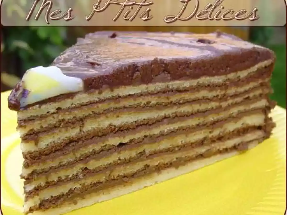 Gâteau de crêpes à la mousse au chocolat - photo 2