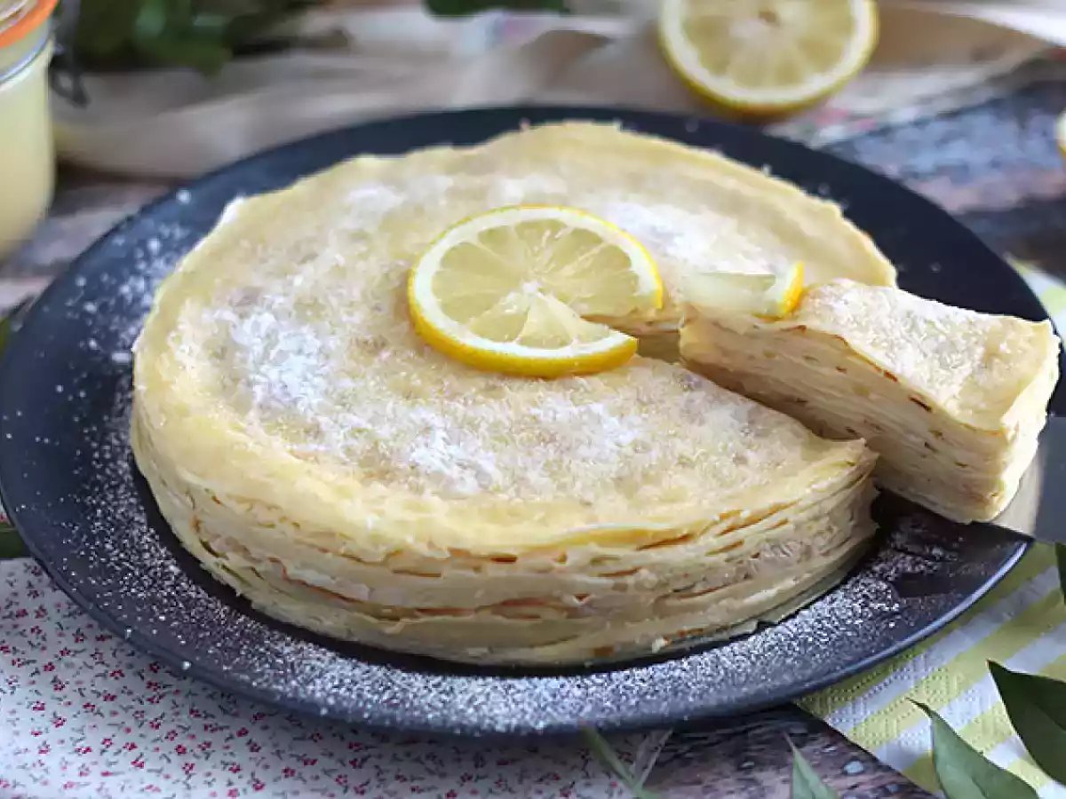 Gâteau de crêpes au citron - photo 3