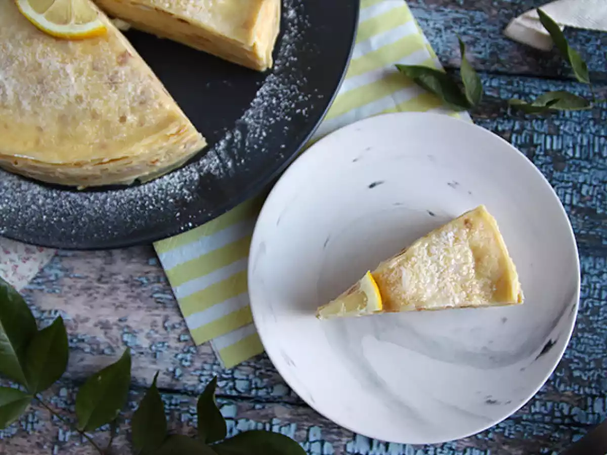 Gâteau de crêpes au citron - photo 5