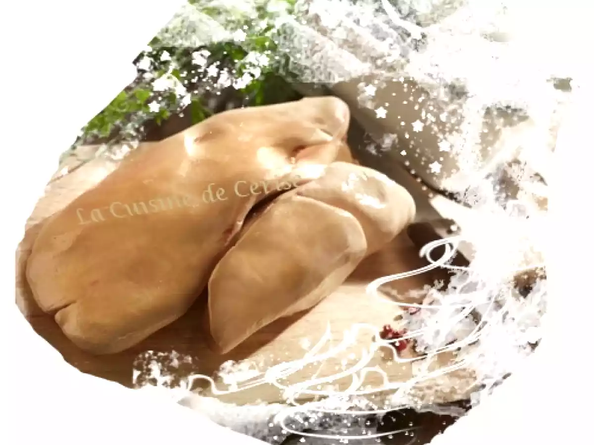 Gâteau de foie gras, croustillant au balsamique