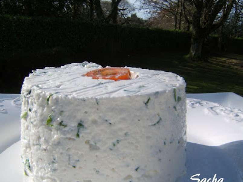 Gâteau de fromage frais aux herbes, photo 1