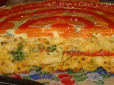Gâteau de macaroni aux légumes - photo 2