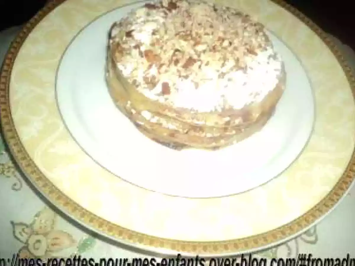 Gâteau de mini-crêpes au 'lemon curd'