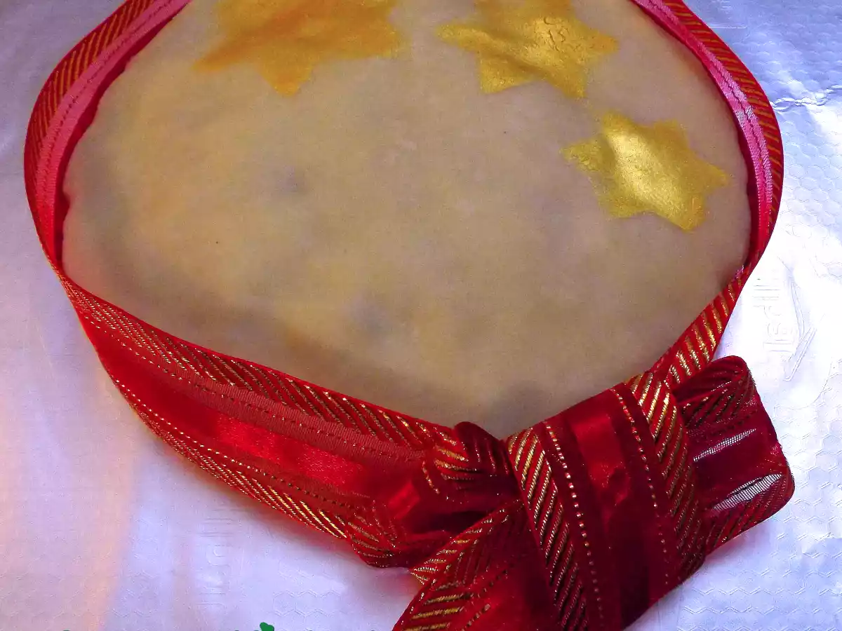 Gateau de Noël poire cranberry