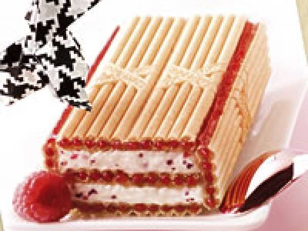 Gâteau de Paille d'Or à la framboise