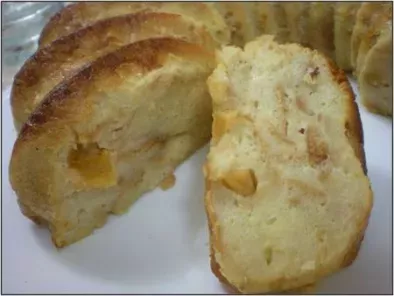 Gâteau de pain à la Vanille et Abricots secs - photo 2