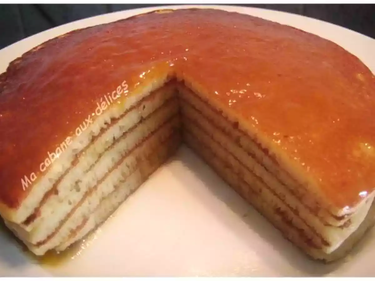 Gâteau de pancakes sauce jus d'agrumes - photo 2