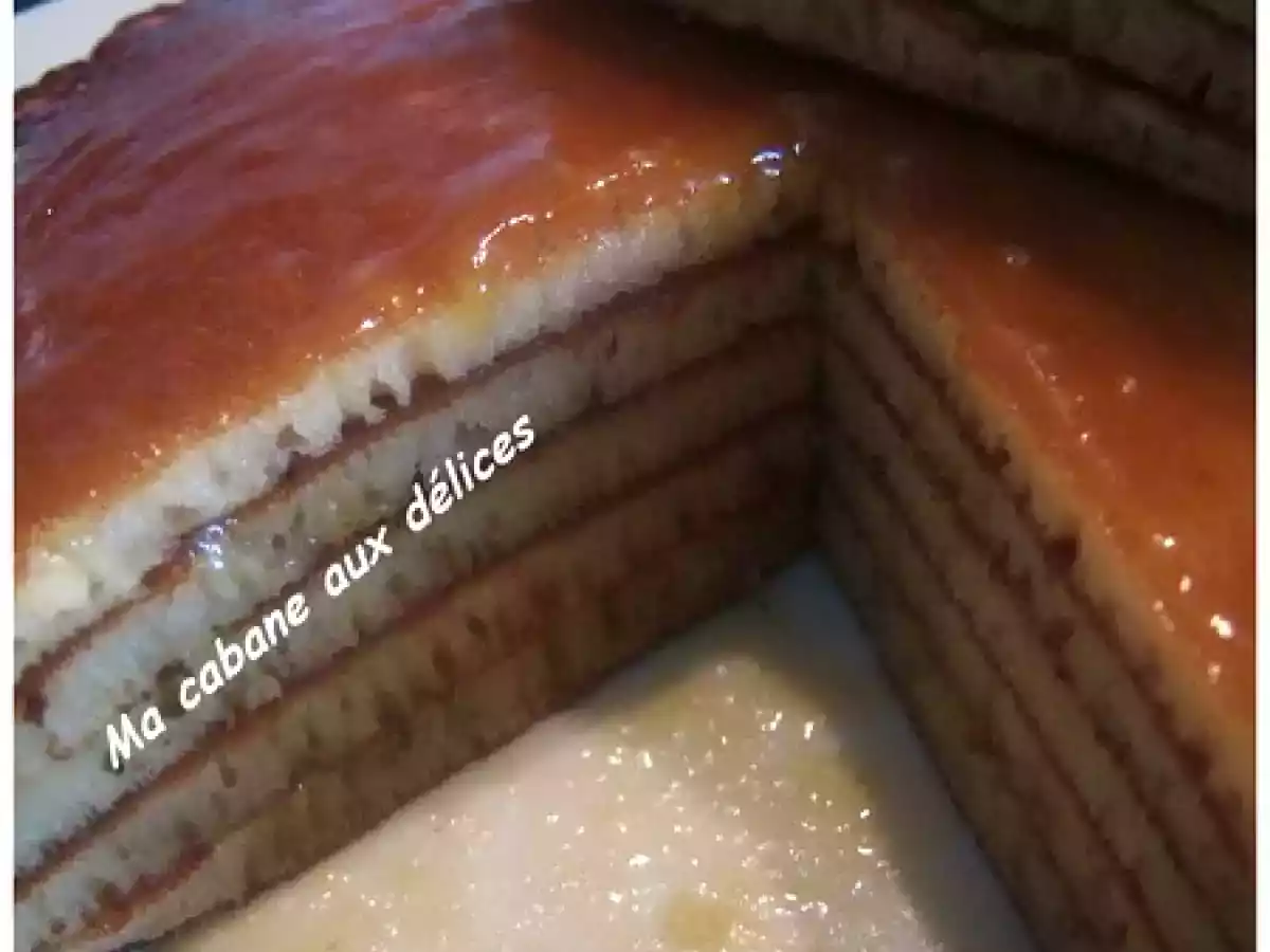 Gâteau de pancakes sauce jus d'agrumes - photo 3