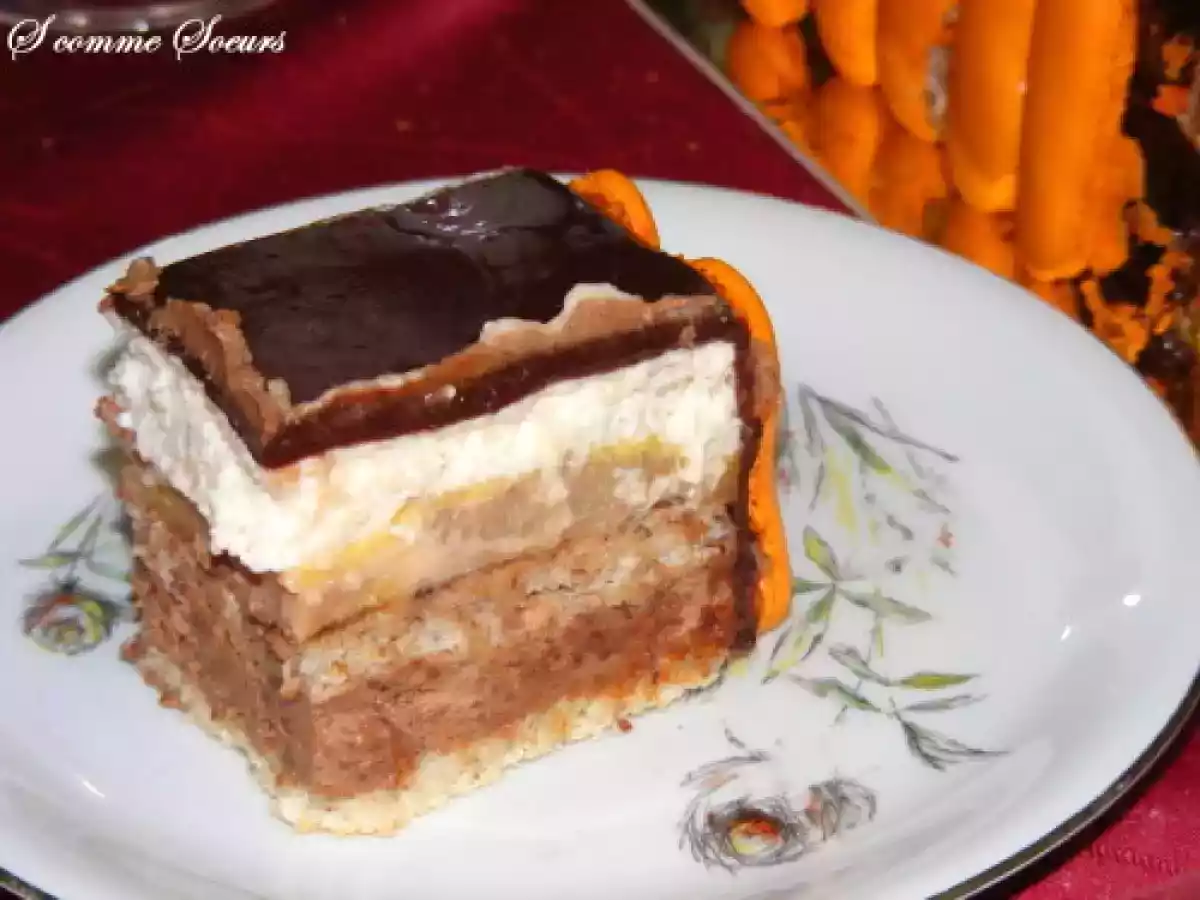 Gâteau de Pâques au chocolat et pêches de vignes - photo 3