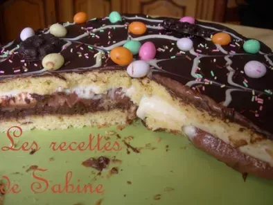 Gâteau de Pâques aux 3 chocolats - photo 2