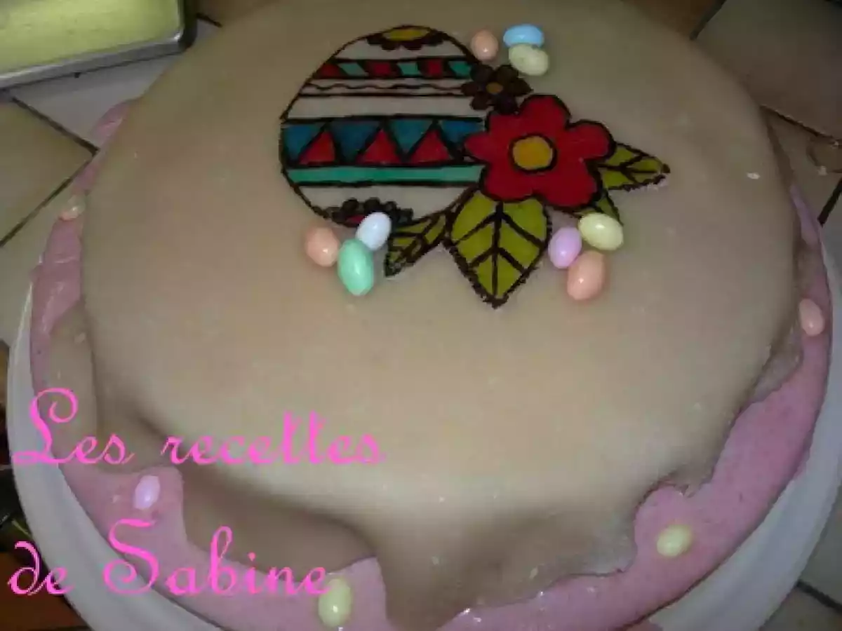 Gâteau de Pâques aux fraises - photo 3