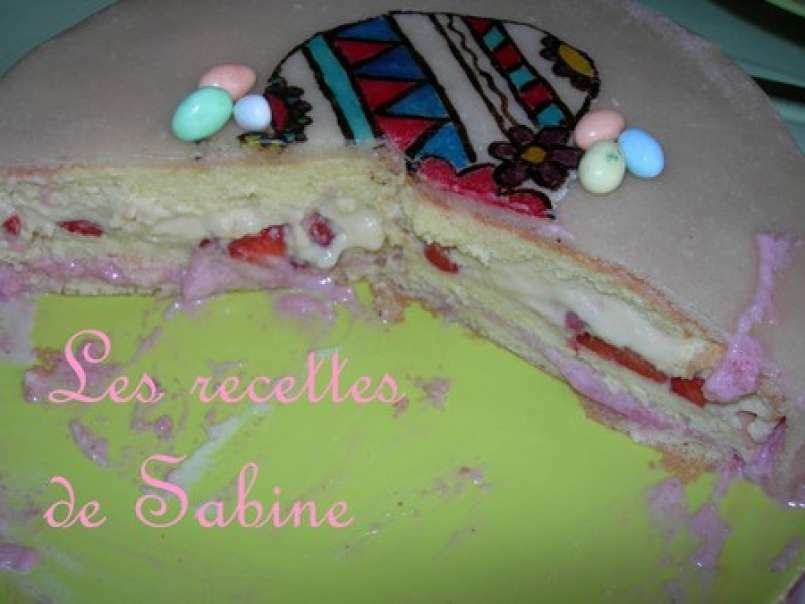 Gâteau de Pâques aux fraises - photo 4