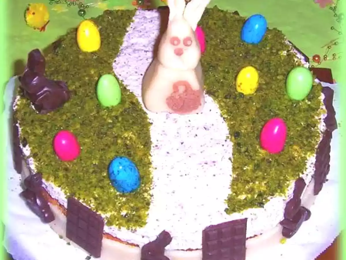 Gâteau de Pâques chocolat noisette