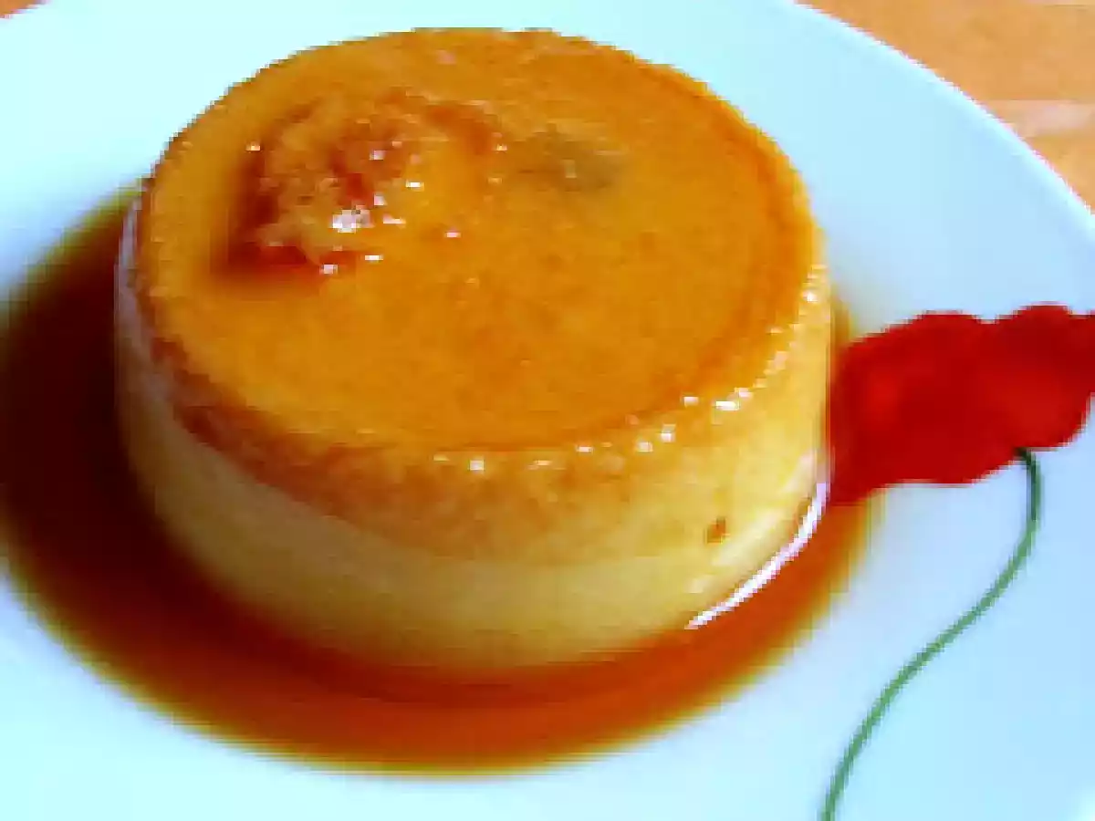 Gâteau de semoule au caramel vanillé