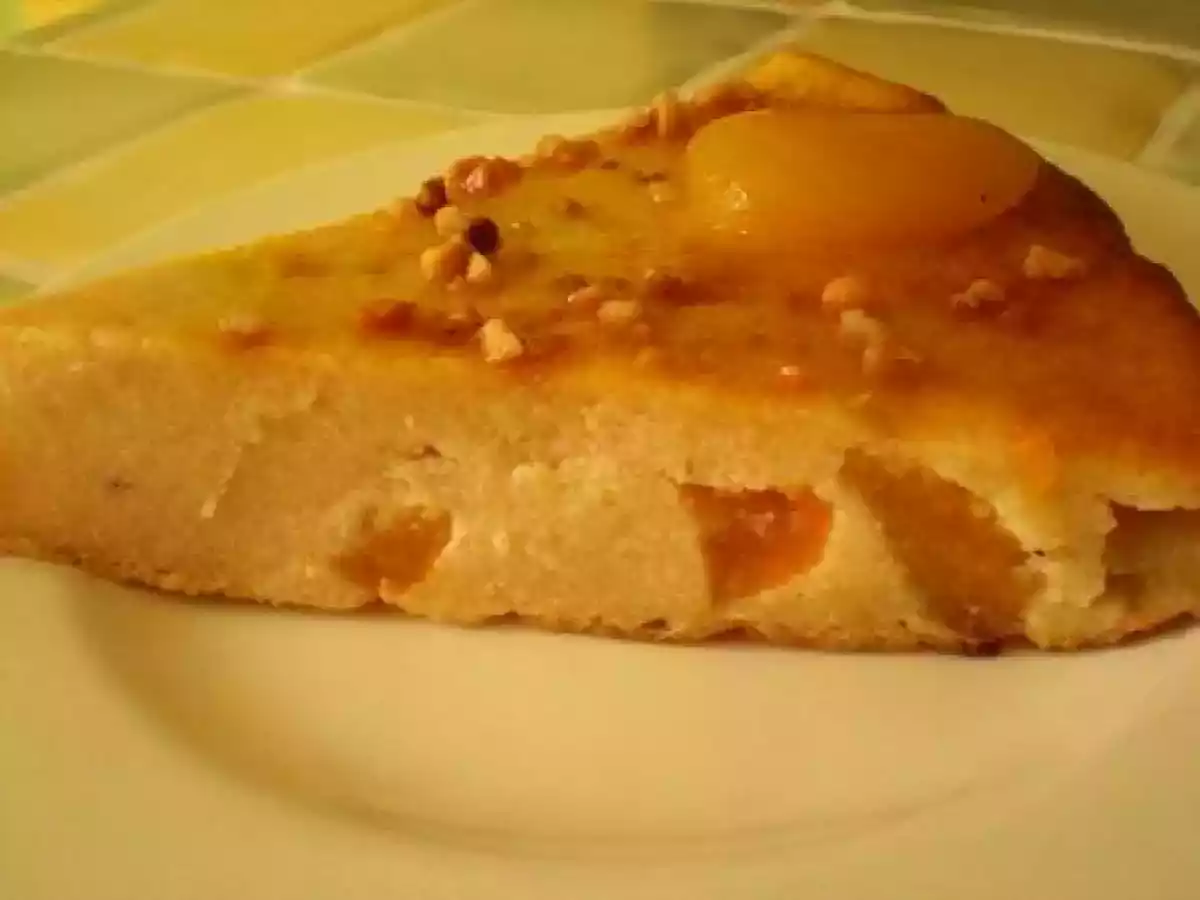 GATEAU DE SEMOULE AUX ABRICOTS