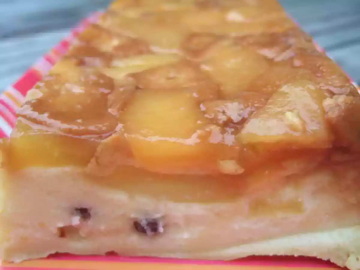 Gâteau de semoule aux pommes et caramel (thermomix) - photo 2