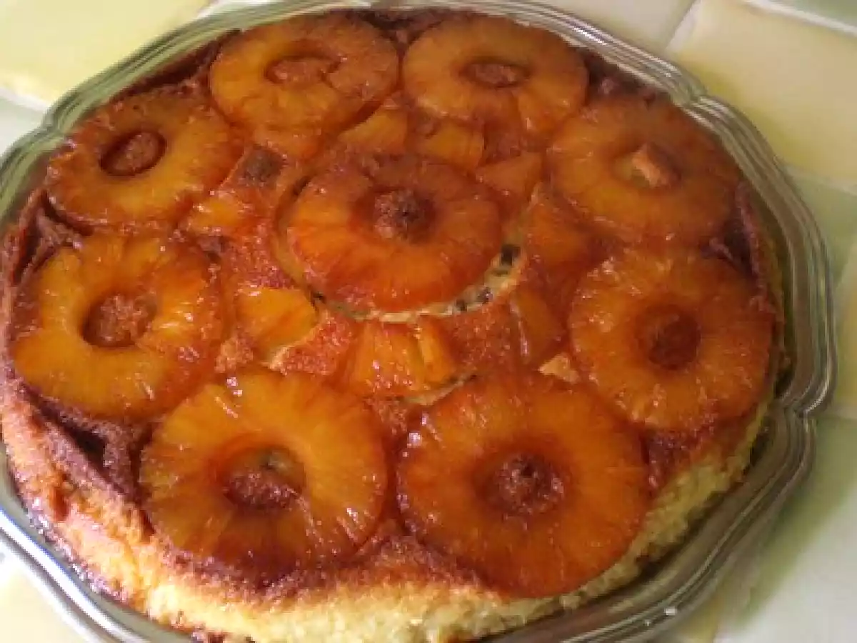 GATEAU DE SEMOULE RENVERSE A L'ANANAS - photo 4
