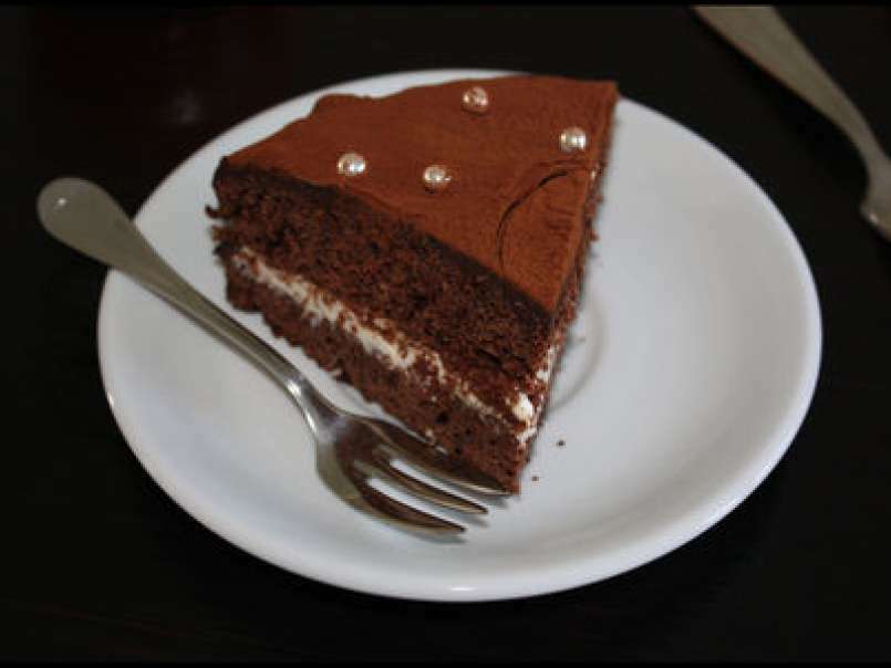 Gâteau double couche chocolat-mascarpone, photo 1