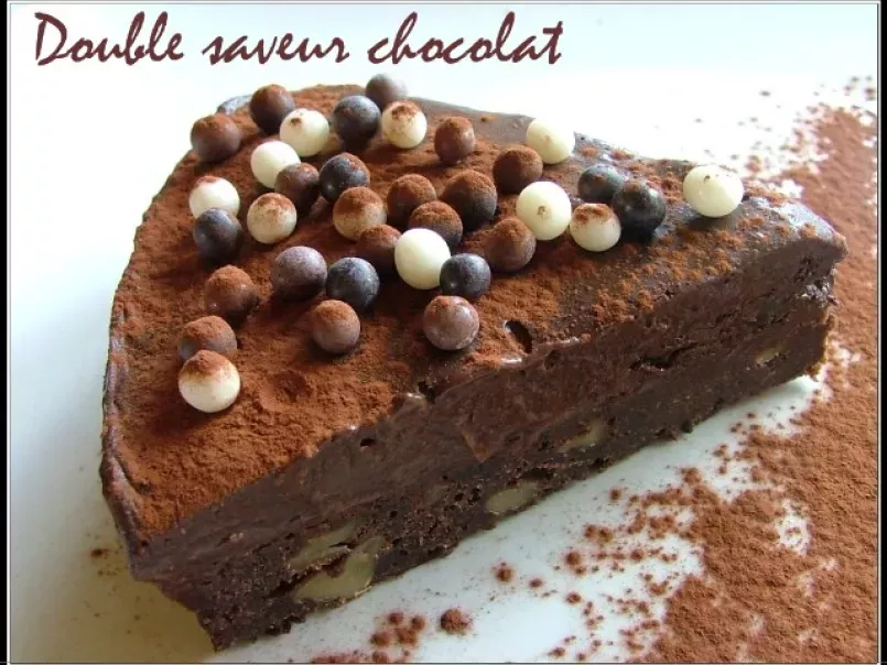Gâteau double saveur chocolat, un délice de P.Hermé, photo 1
