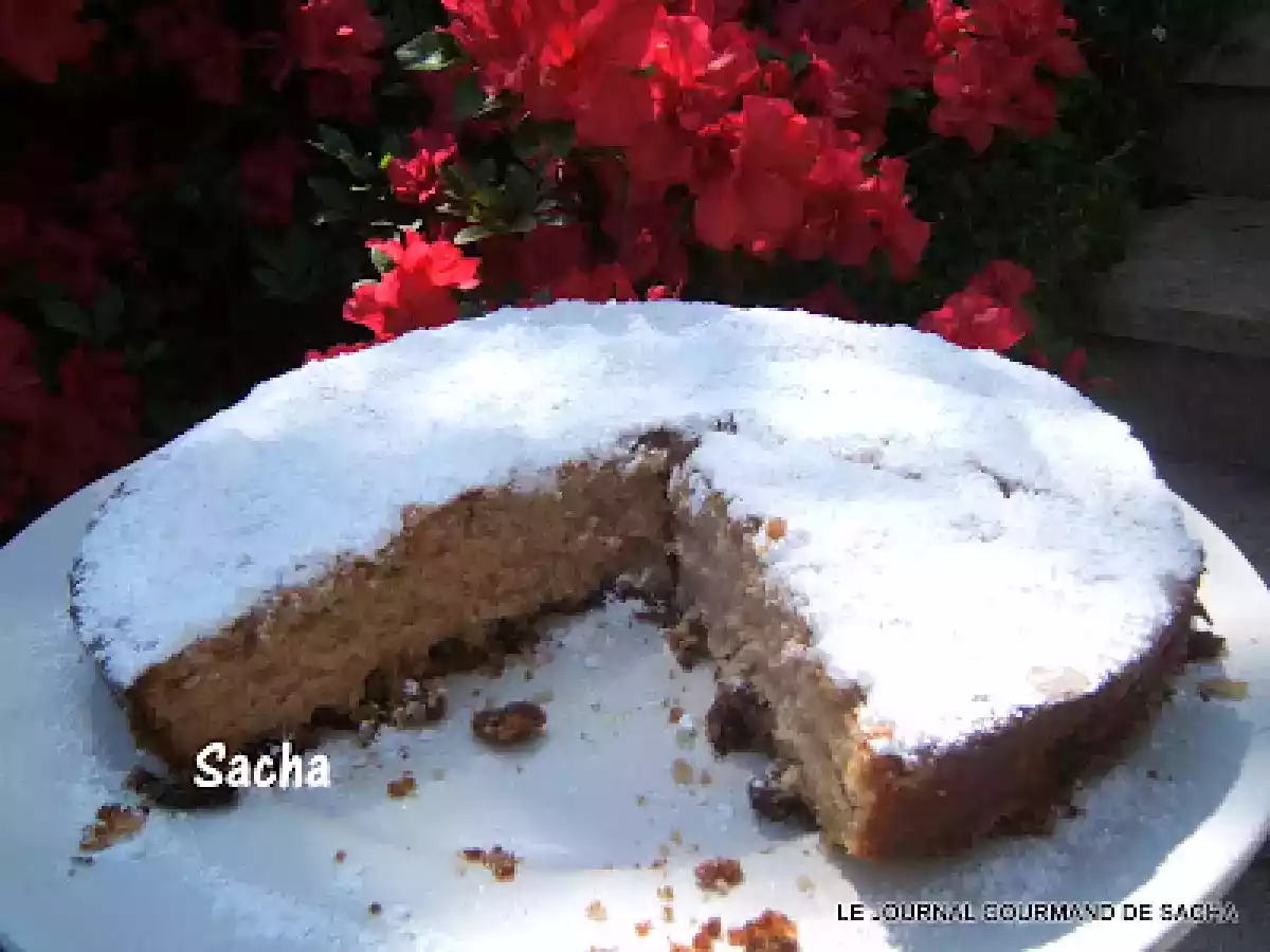 Gâteau du 1 er Mai au sirop d'airelles