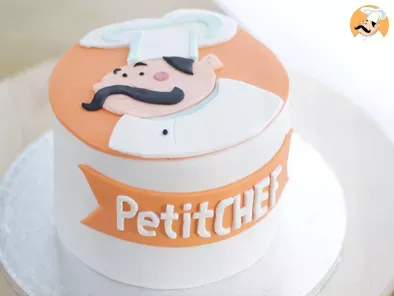 Gâteau en pâte à sucre ptitchef pas à pas et en video - Recette Ptitchef