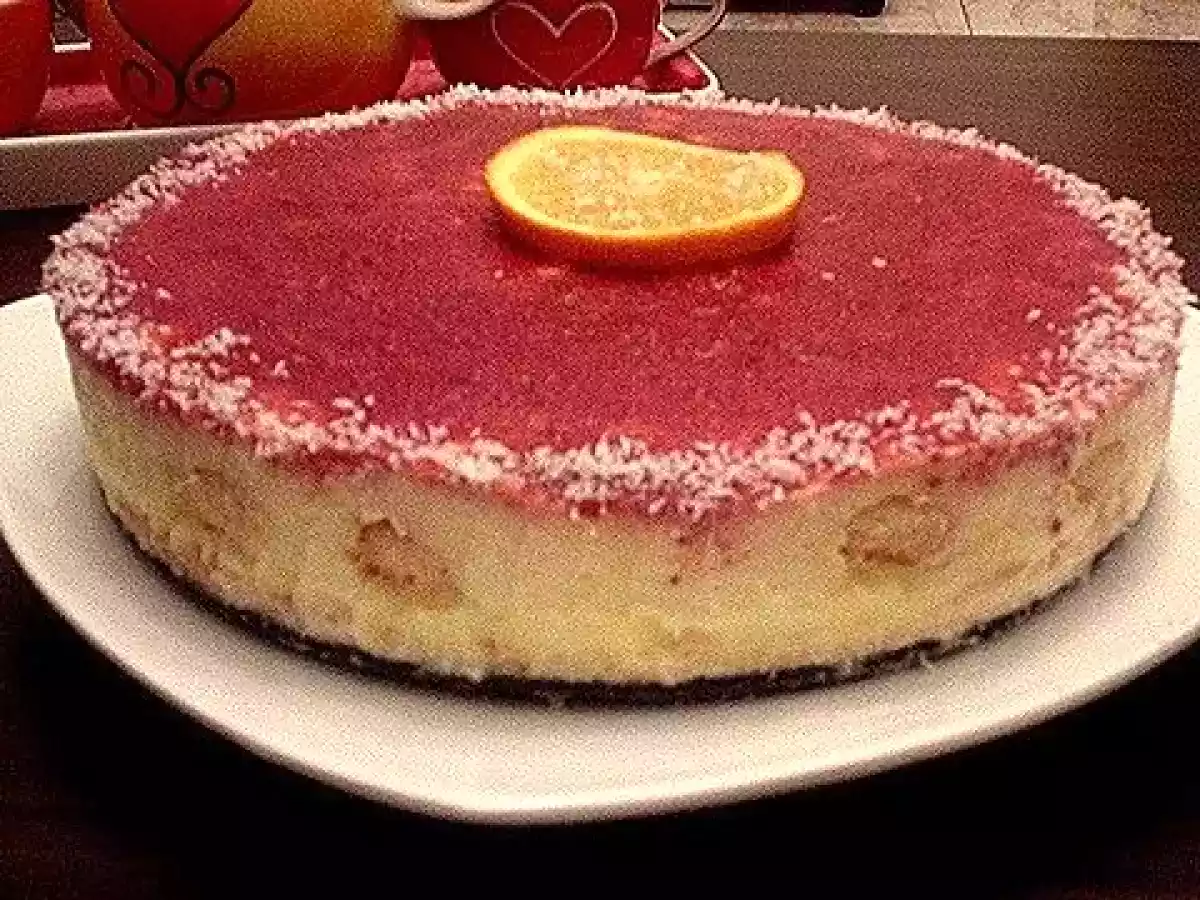 Gateau entremet facile citron/fraise