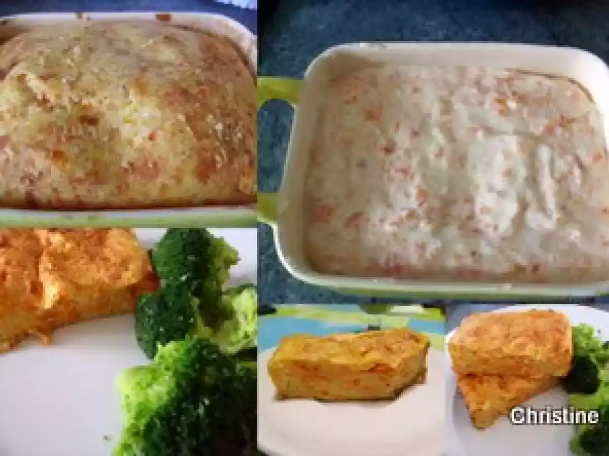 Gâteau éponge salé aux carottes