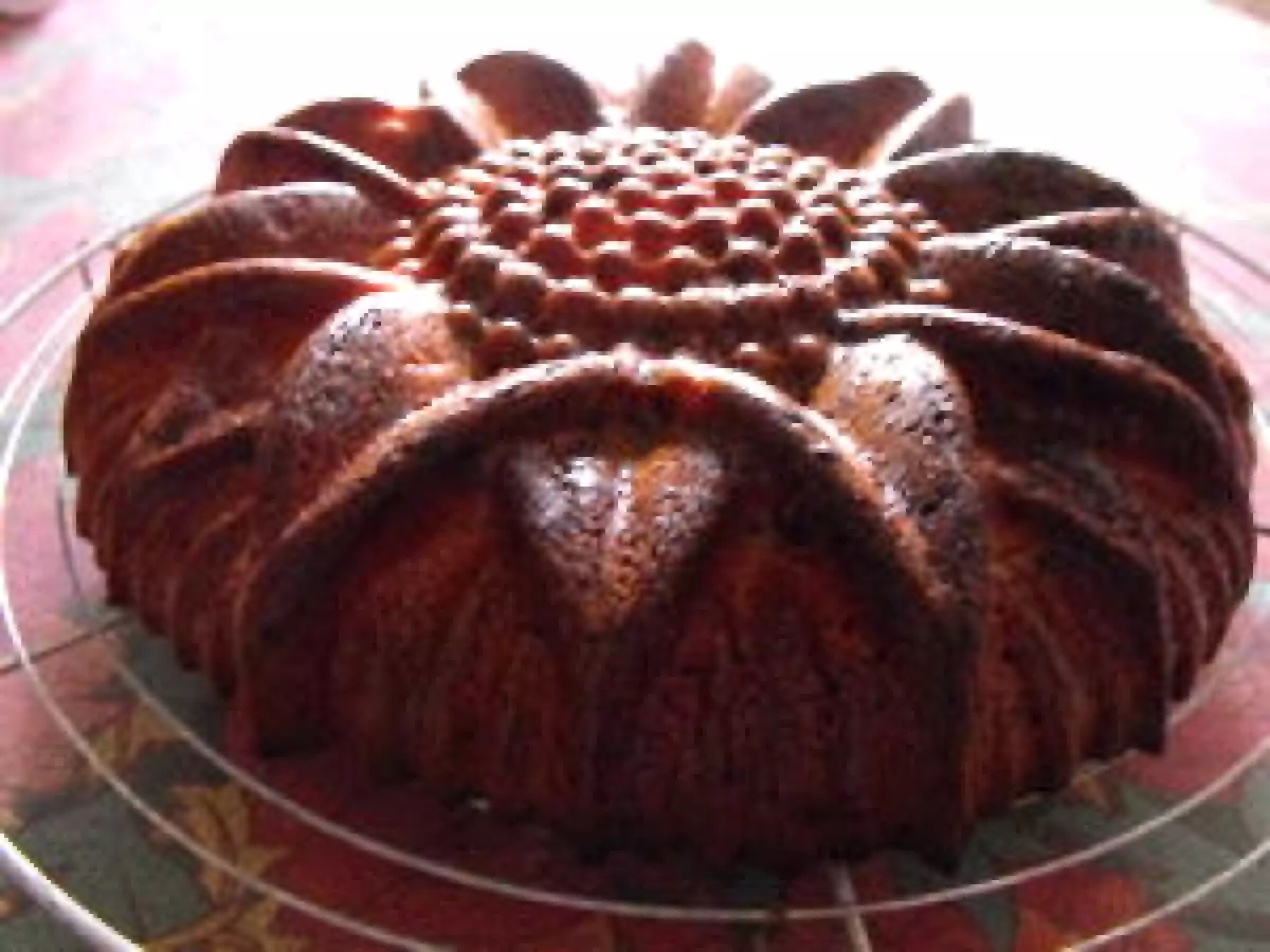 Gâteau facile poires, vanille et chocolat