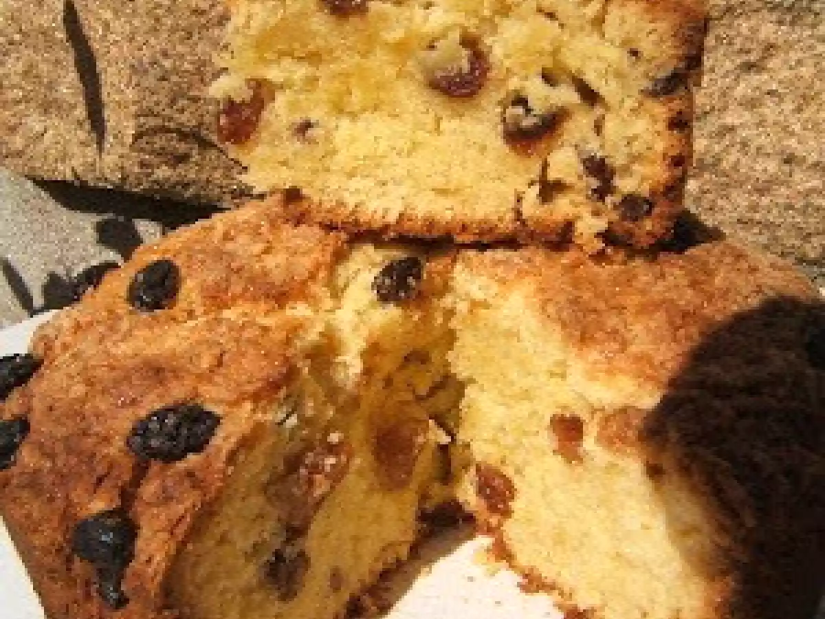 Gâteau façon panettone et mousse de mascarpone