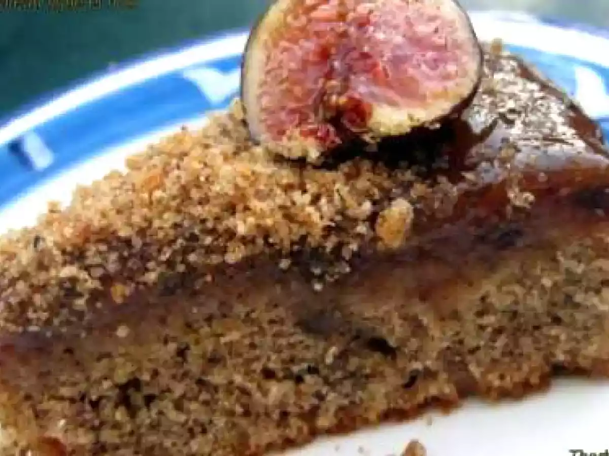 Gâteau figue et noix