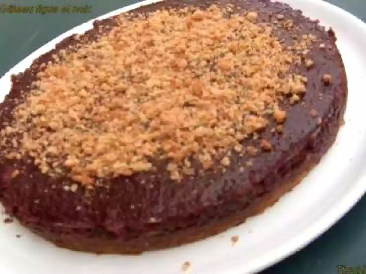 Gâteau figue et noix - photo 2