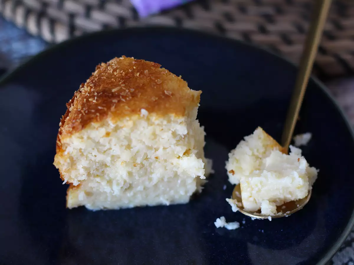 Gâteau-flan à la noix de coco et au lait concentré, facile et fondant - photo 7