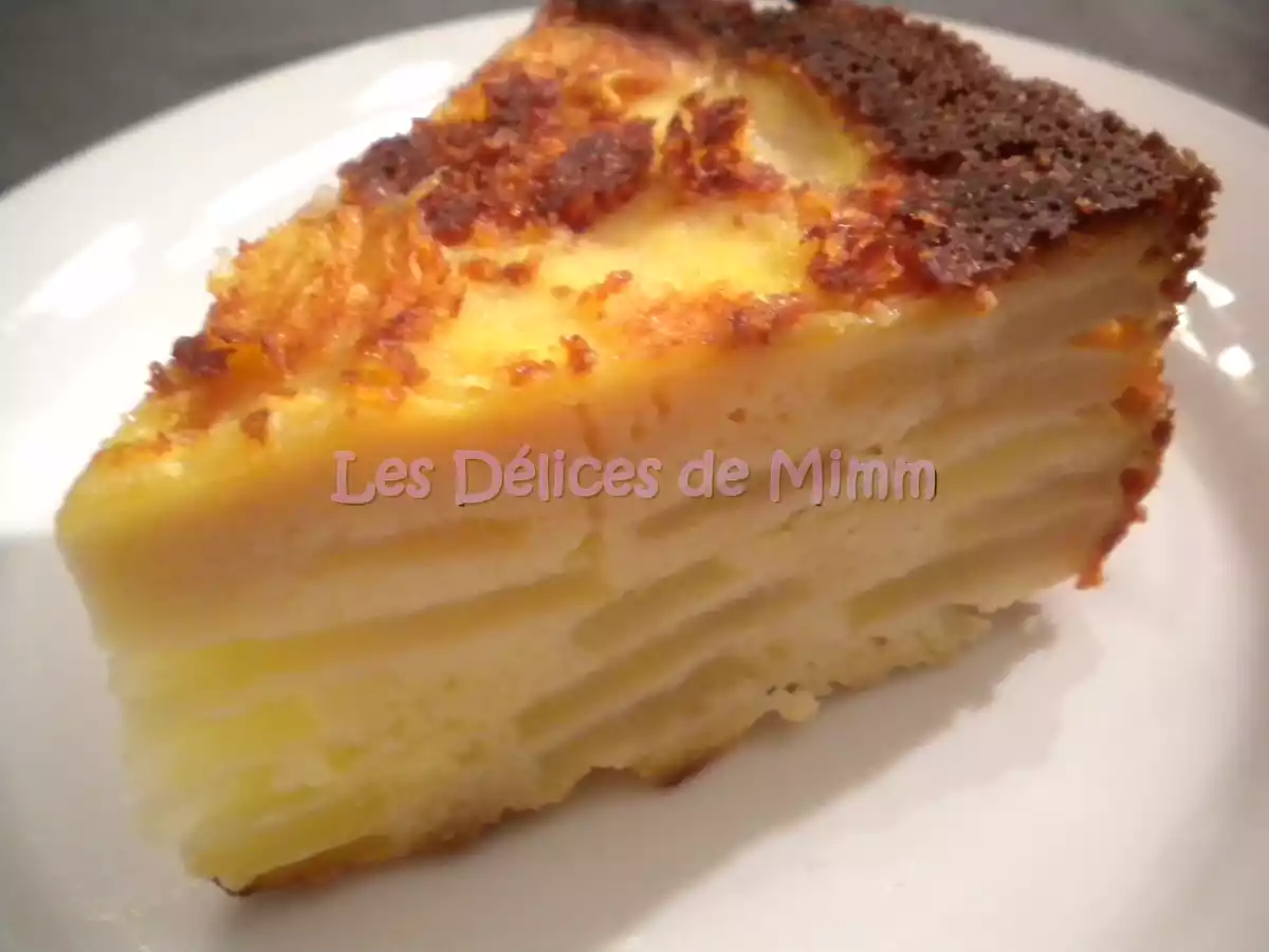 Gâteau-flan aux pommes - photo 2