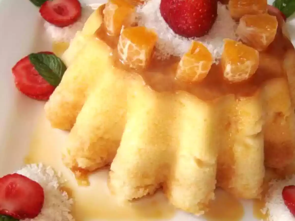 Gâteau flan magique de Loubna