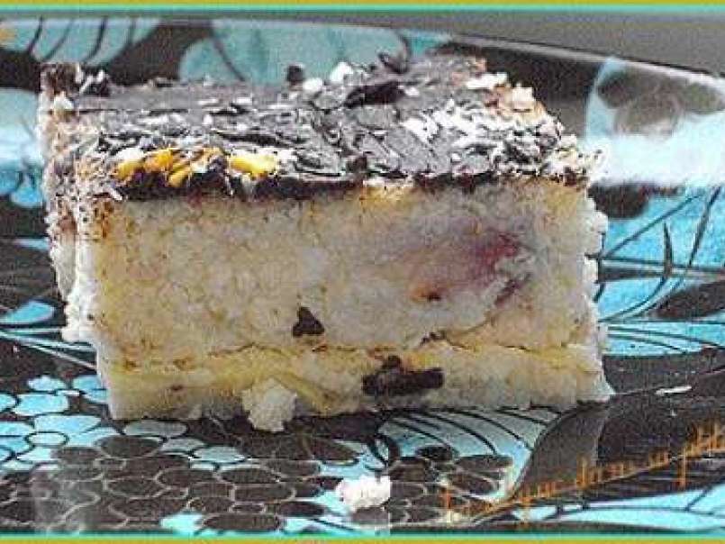 Gâteau-flan noix de coco et fraises - photo 2