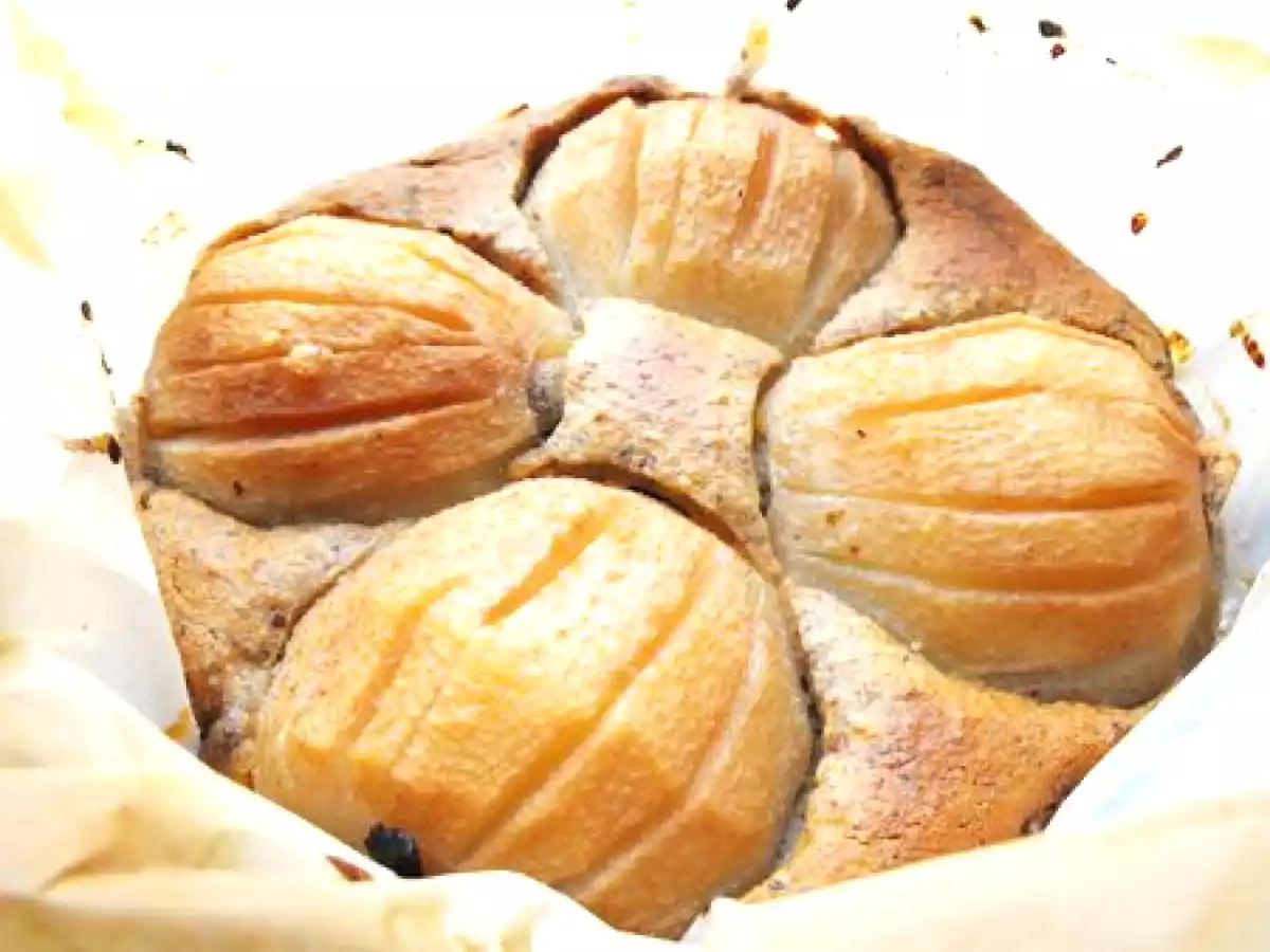 Gâteau flan poires et noisettes - photo 2