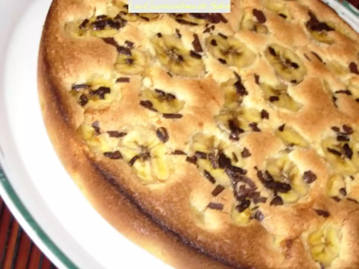 Gâteau Fondant Banane Chocolat