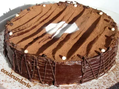 Gâteau fondant chocolat-café