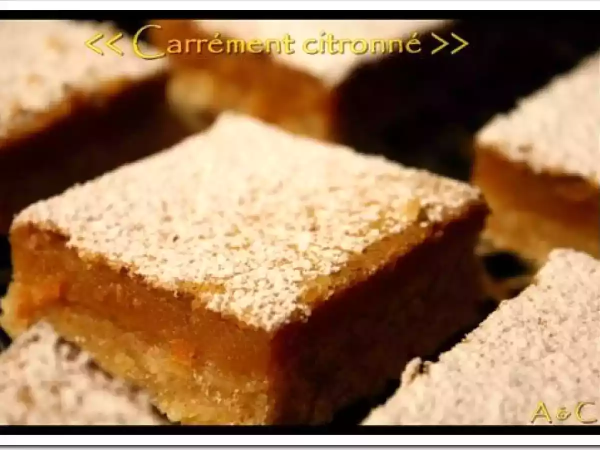 Gâteau fondant et moelleux : Carré (ment) Citron (né) avec un soupçon d'amande - photo 2