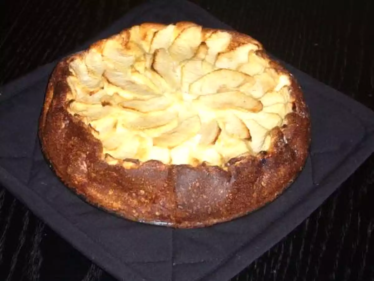 Gateau fondant tout léger pommes / ricotta mais nouvelle recette (galbani)