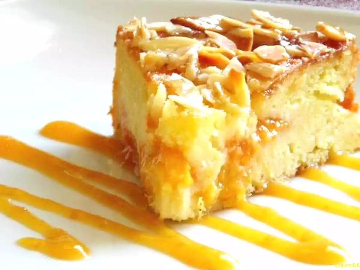 Gâteau frangipane à l'abricot