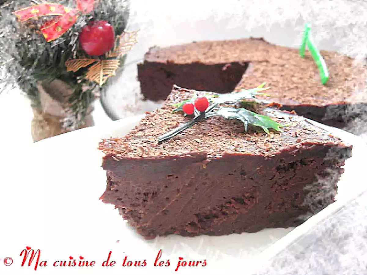 Gâteau glacé au chocolat et aux marrons - photo 2